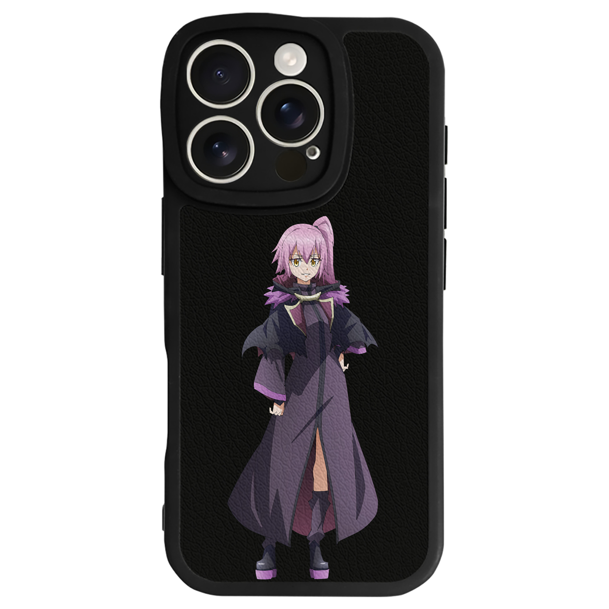 （画像用） 転スラ Regarding Reincarnated to Slime 【iPhone 16シリーズ対応】シリコンスマホケース（レザー調） 材質：シリコン